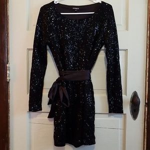 🔺️Express Black long sleeve dress